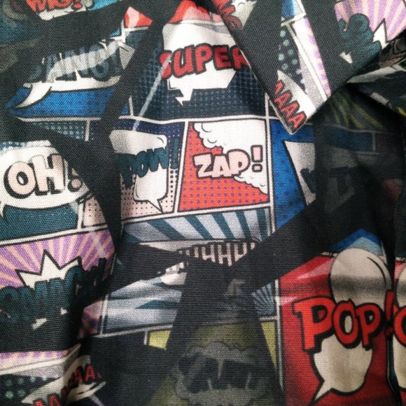 JARED LANG Trim Fit Cartoon Print Shirt XL - Picture 6 of 12